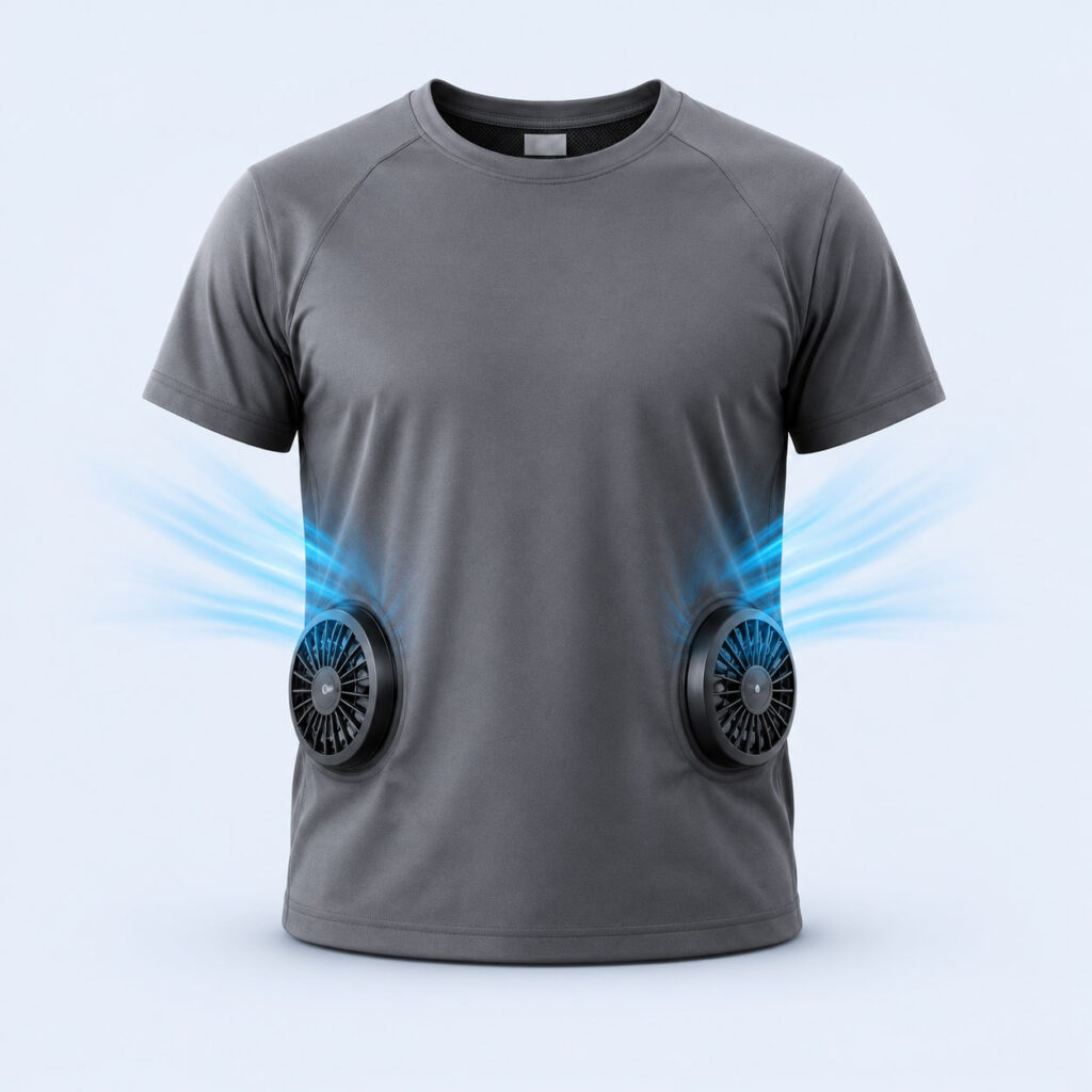 Camisetas con ventiladores
