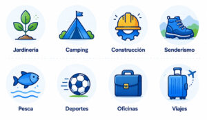 diseño ligero permite utilizarlos en cualquier lugar